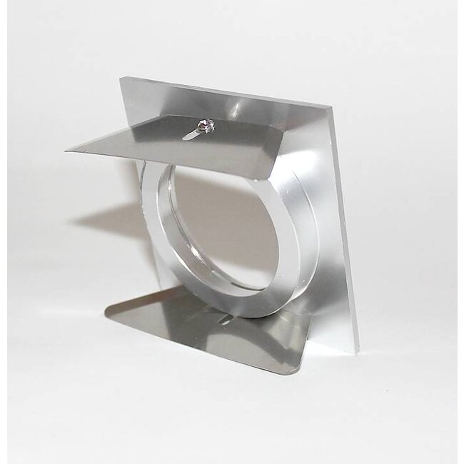 R&M Line Inbouwspot vierkant FIX blade Q GU10  aluminium-mat