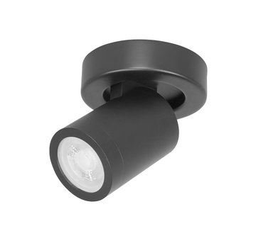 Highlight Bathroom spot Oliver black IP44 GU10