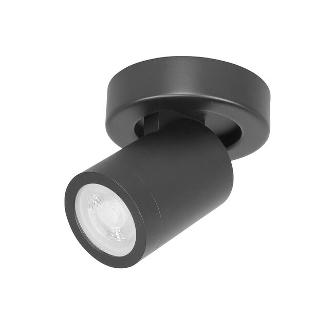 Highlight Badkamer spot Oliver zwart IP44 GU10 LED