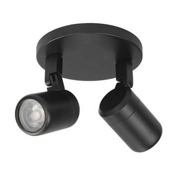 Highlight Bathroom surface mounted spotlight  RAIN 2-lights black