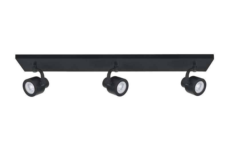 Surfacemounted spot Alto 3 light bar black GU10 R&M Lighting