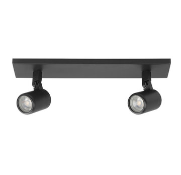 Highlight Bathroom spotlight RAIN 2-lights beam black