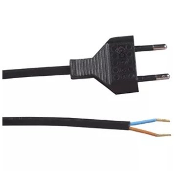 R&M Line Connection cable 2M black + euro plug