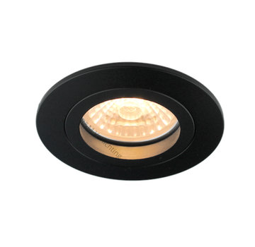 R&M Line LED recessed downlight FIX-R Black dim-to-warm