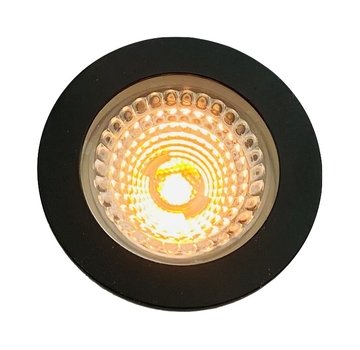 R&M Line LED recessed downlight HUM2060 Black 6W dim-to-warm