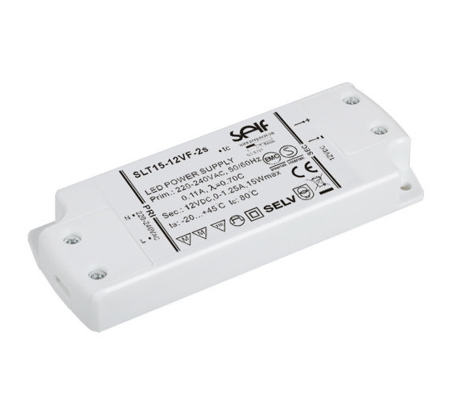 LED driver SLT15-24VF-2s 24v DC max. 0.625A 0-15 watt