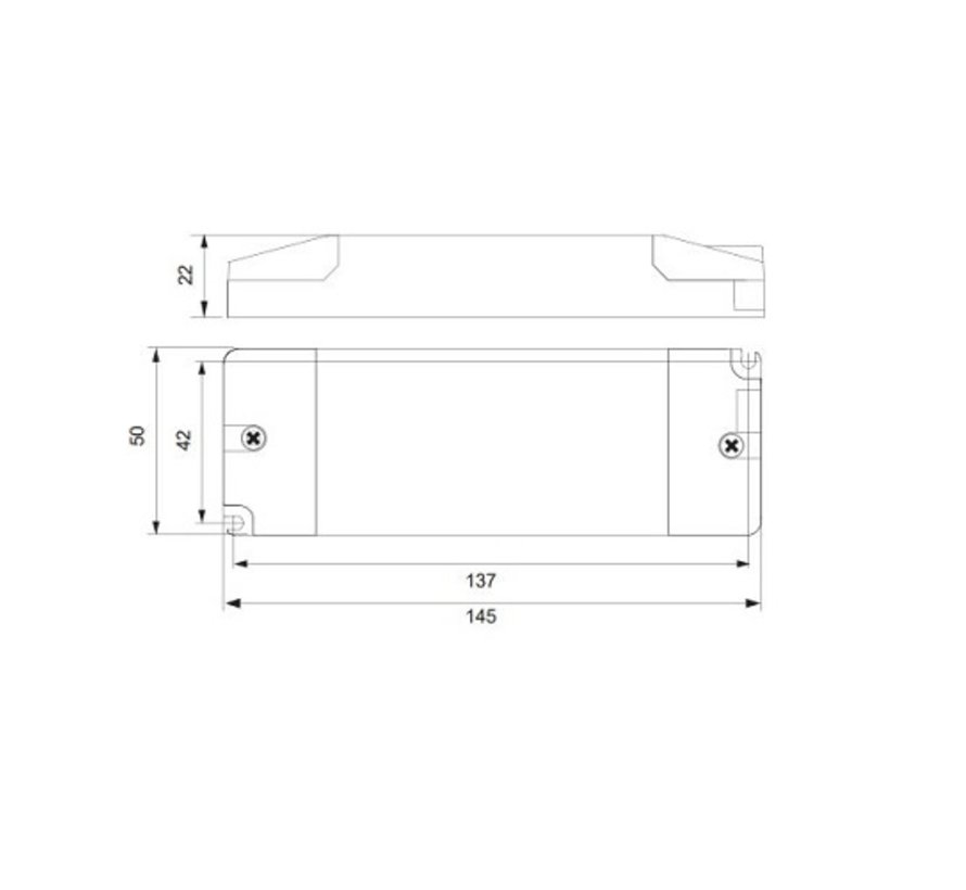 LED Power Supply dimmable CV SLD30-12VL-E 12V-30W