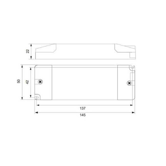 SELF Electronics LED Power Supply dimmable CV SLD30-24VL-E 24V-30W