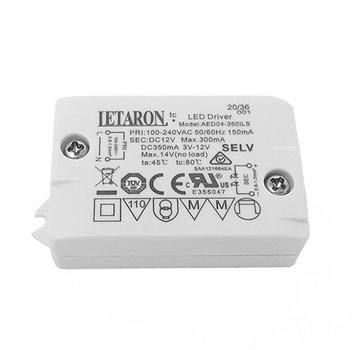 Letaron Led Power Supply CV CC  12Vdc 350mA 4W