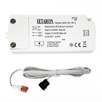 Letaron Electronic Relay  sensor IR and dimmer  12/24Vdc