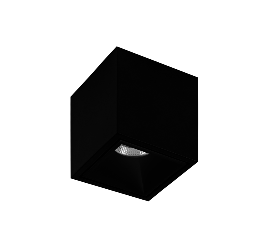Surface-mounted spotlight Sarok 1-light 15.5 Watt LED black