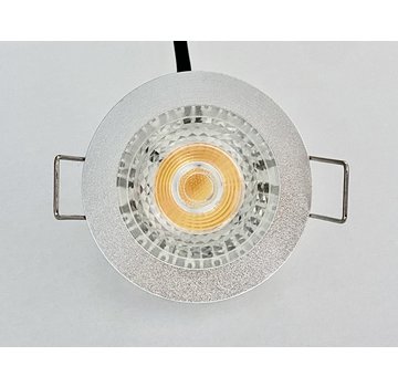 R&M Line LED recessed downlight HUM20 silver dim-to-warm