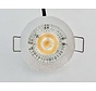 LED inbouwspot HUM20 zilver 6w 1800-3000k dim-to-warm