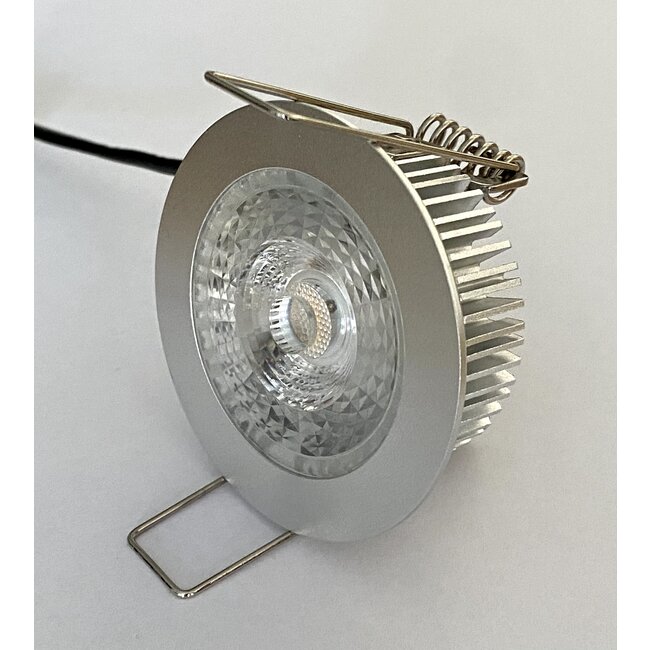 R&M Line LED recessed downlight HUM20 silver 6w 1800-3000k dim-to-warm