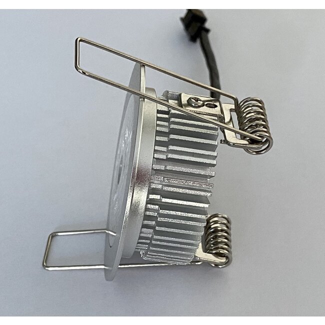 R&M Line LED recessed downlight HUM20 silver 6w 1800-3000k dim-to-warm