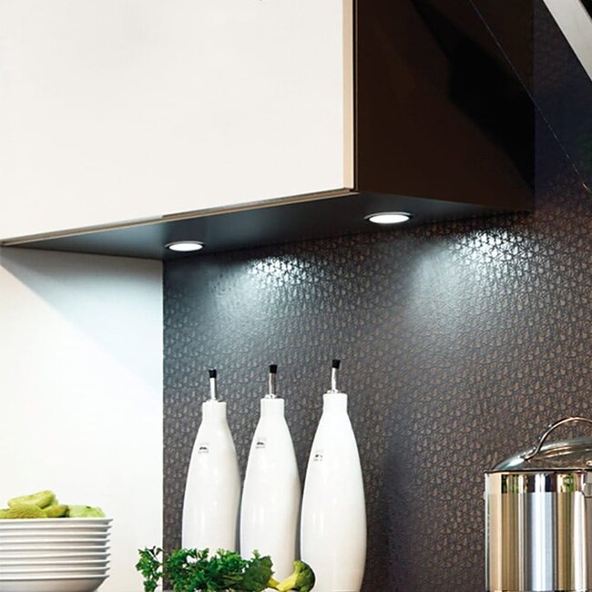 ELEKTRA GmbH Recessed LED light 500 mA 3Watt LD 8001 AL-F55  2700K black