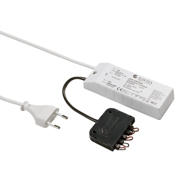 ELEKTRA GmbH LED driver set with distributor 6V cc 500mA 18Watt not dimmable