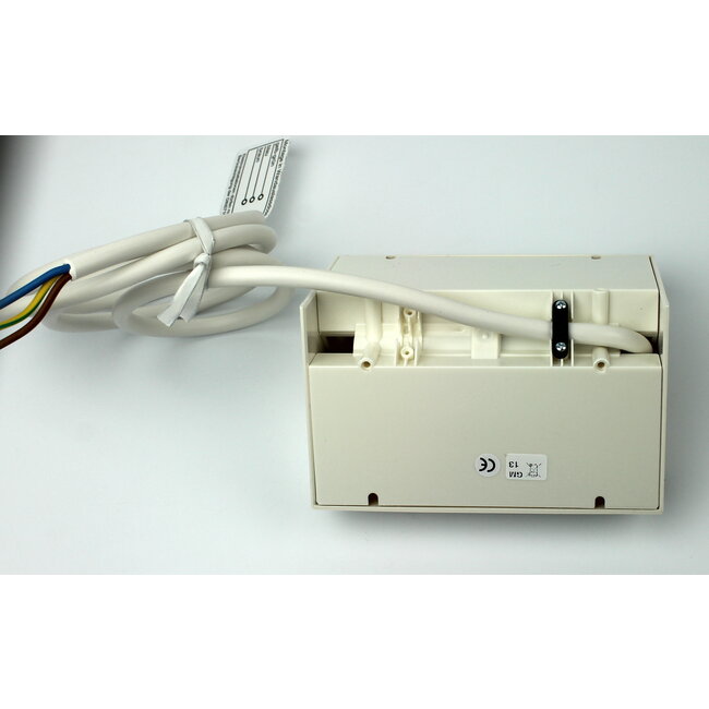 ELEKTRA GmbH Double socket grounded for corner mounting white