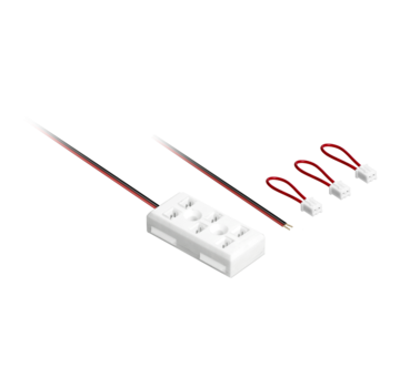 R&M Line LED 6 fold series junction box + 2m cable