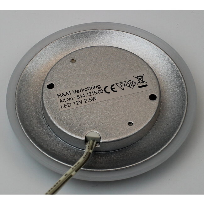 R&M Line Meubel opbouwspot wit SMD LED 12v 2,5w 2700k