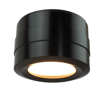 R&M Line Bathroom surface mounted spot IP65 BLACK