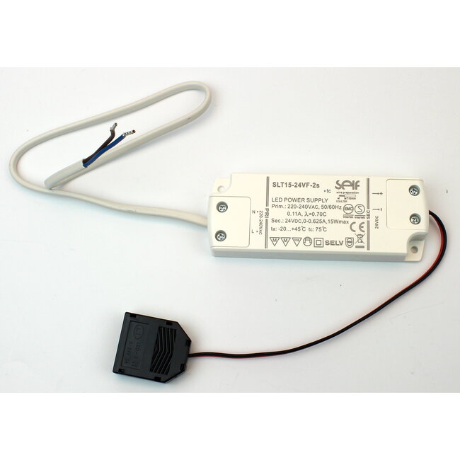 R&M Line Set van 2 meubelspot zwart 2,9watt LED 2700k