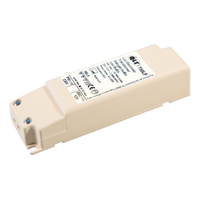 QLT Dimbare  transfomator 12 V AC 60 Watt voor LED en halogeen