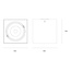 Lumi Parts Surface-mounted Luminaire Caja LED 1-light white 2700K Dimmable