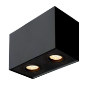 R&M Line Surface-mounted downlight double obi2 black