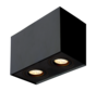 Surface-mounted LED downlight double obi2 GU10 black