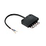 R&M Line Serial 6-way LED distributor with 5 bridging plugs