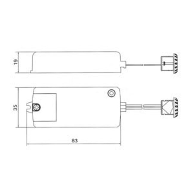 SELF Electronics Cabinet door infrared switching sensor On/Off 250Watt HZK218B