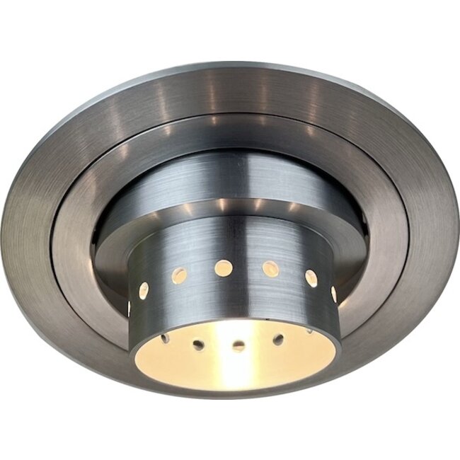 R&M Line Design recessed spotlight  Tilt Blade Gun aluminium dim to warm LED