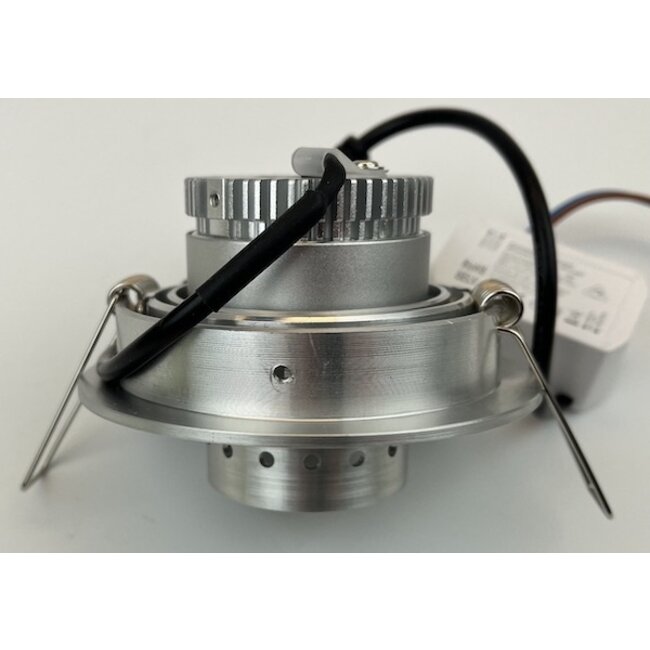 R&M Line Design recessed spotlight  Tilt Blade Gun aluminium dim to warm LED