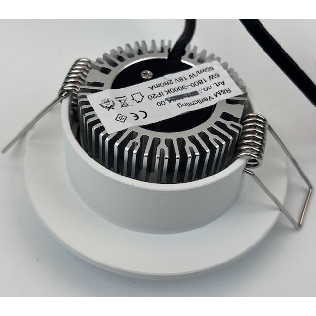 R&M Line Inbouwspot LED 6W met lage inbouwdiepte 25mm dimbaar