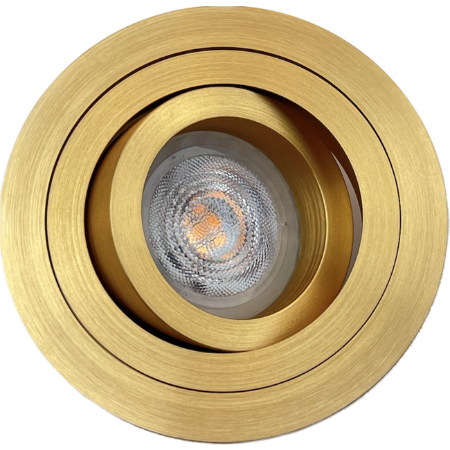 R&M Line Recessed downlight Tilt blade 50 R gold GU10 -