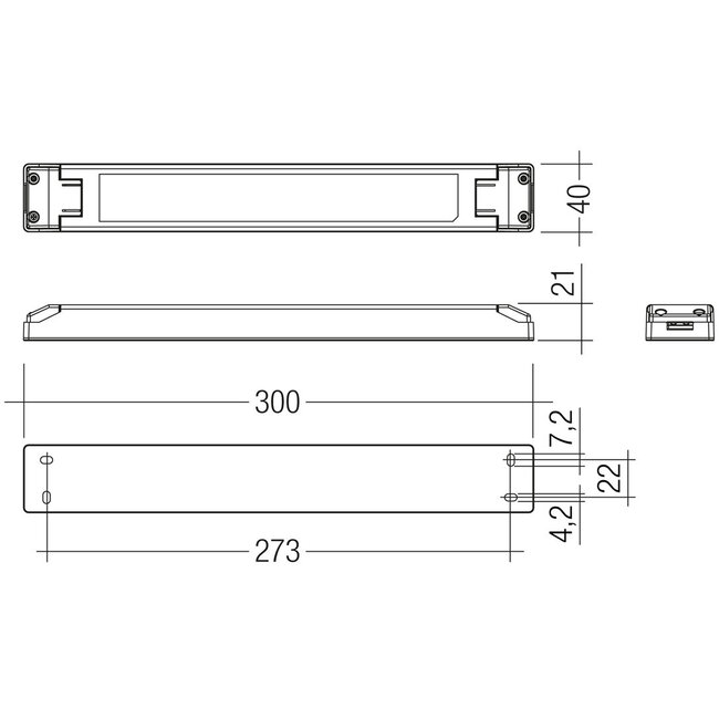 Tridonic TRD LCU 96W 24V SR TOP LED power supply 24Volt 96Watt