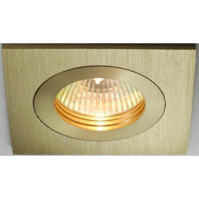 R&M Line Fix blade Q square recessed downlight GU10  gold