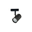 R&M Line 1 Phase Track Spot Cylinder Black