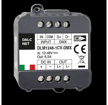 Dalcnet DLM1248-1CV-DMX LED dimmer 12-24Volt