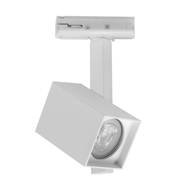 R&M Line 1 Phase rail spot GU10 square  white