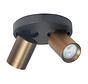 Spotlight Oliver bronze  2-lights round GU10 LED IP20
