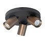 Spotlight Oliver bronze  3-light round GU10 LED IP20