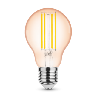 R&M Line LED Filament Amber Globe A60 4W E27 1800K