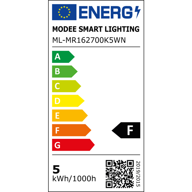 R&M Line LED Spot 5W MR16 12V 100° 2700K 450 lumen