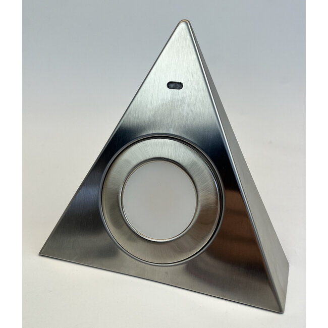 R&M Line Set of Triangular Kitchen LED Spotlights with Infrared Dimmer – Sets of 2, 3, 4 or 5 Pieces