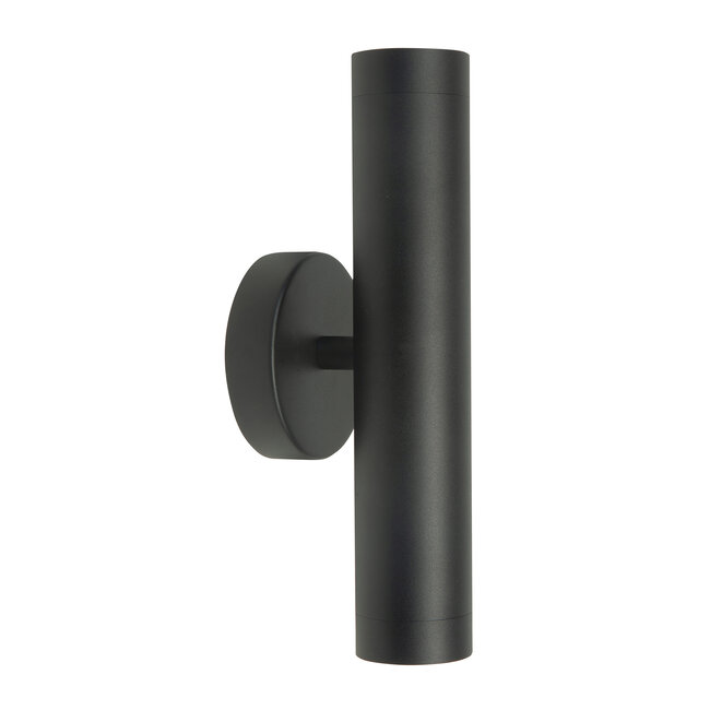 Highlight Perugia  Wandlamp GU10– Zwart – Moderne Up-and-Down