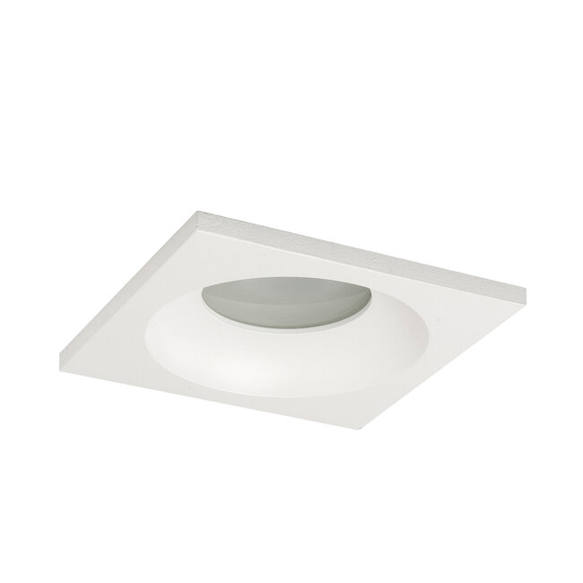 R&M Line Square Recessed Spot GU10 White – Splash-Proof Lighting for Bathrooms and Wet Areas