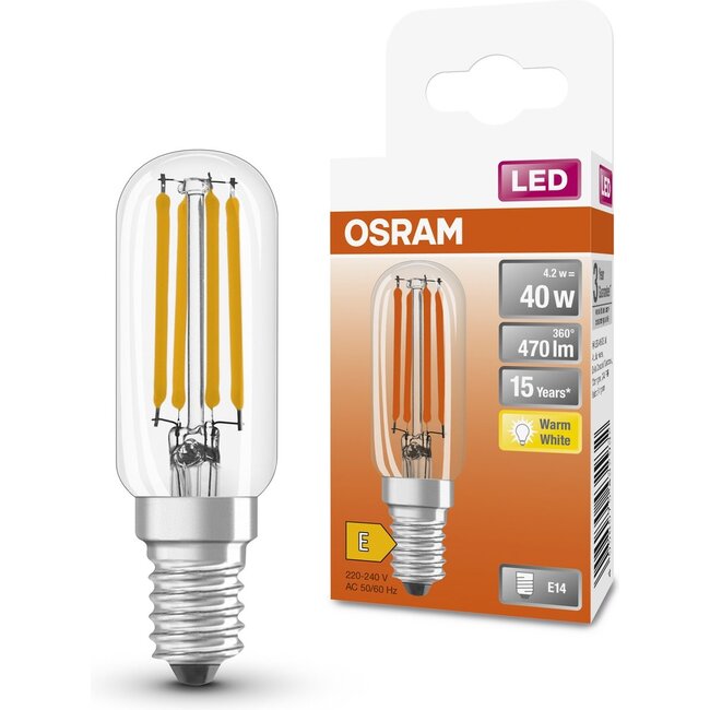 Ledvance /Osram  LED SPECIAL T26 4.2W/2700K E14 – Energiezuinige Vervanger voor 40W Gloeilampen