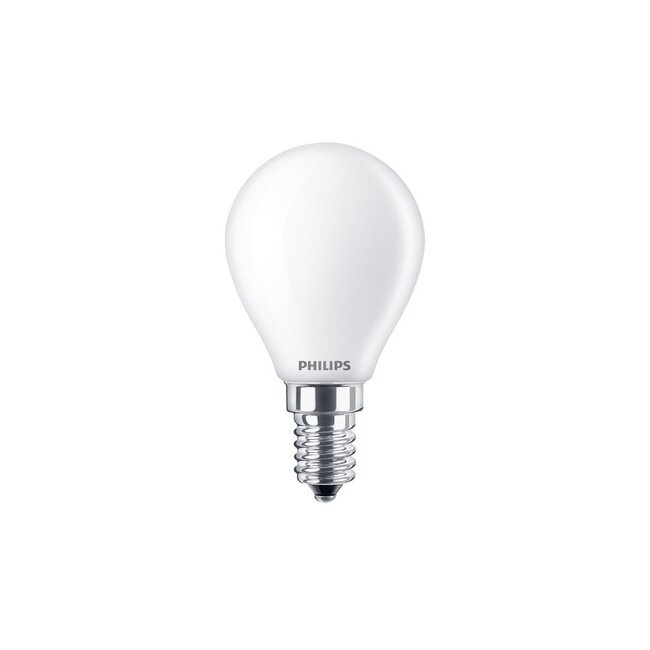 Philips LED Bulb E14 4.3W 2700K Frosted – Non-Dimmable – Replaces 25W